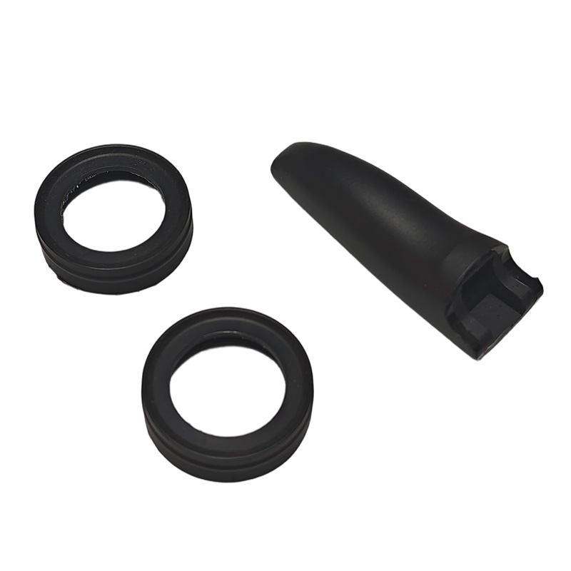 Black Engineering Plastic Injection Molded Parts Set