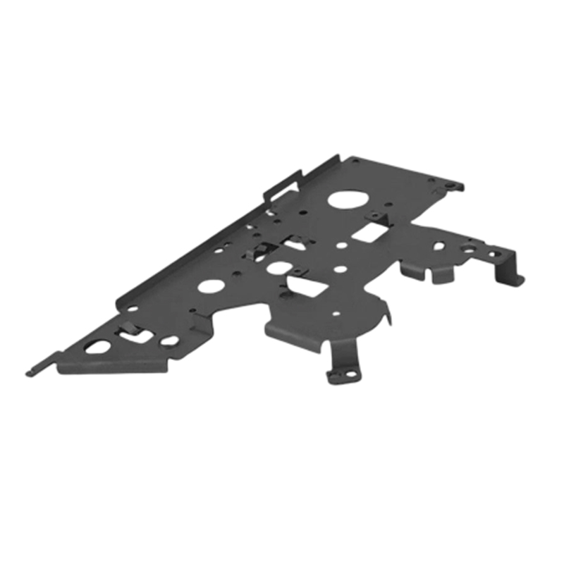 Black Coated Stamped Sheet Metal Bracket
